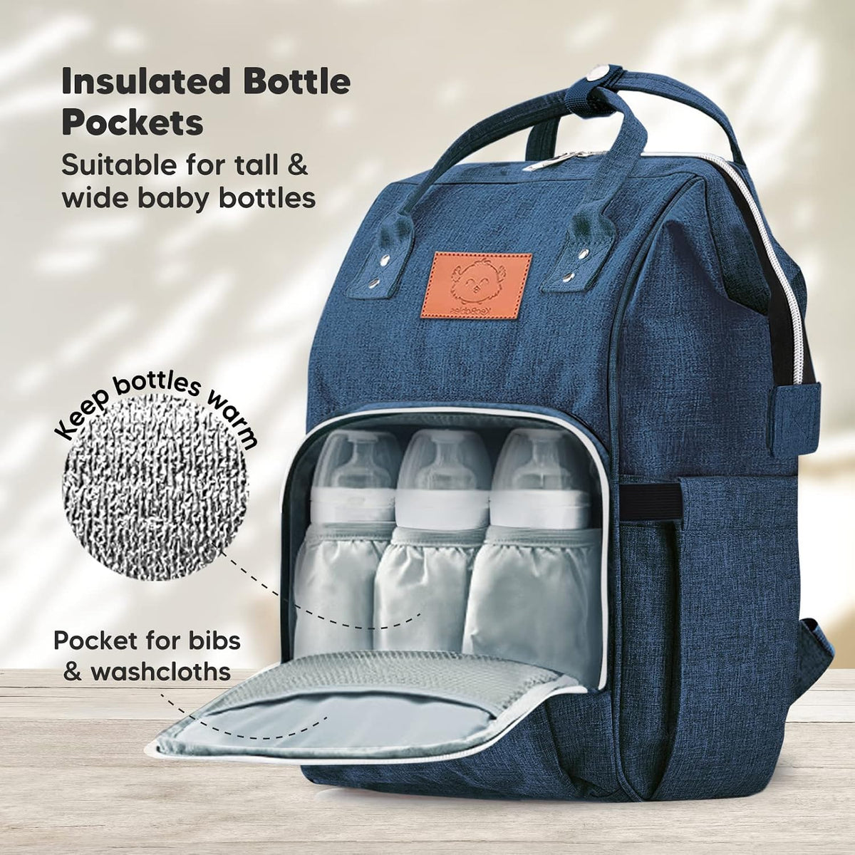 Portable Diaper Changing Pad and Diaper Bag Backpack - Waterproof Foldable Baby Changing Mat - Waterproof Multi Function Baby Travel Bags - Diaper Changing Station - ravel Diaper Change Pad