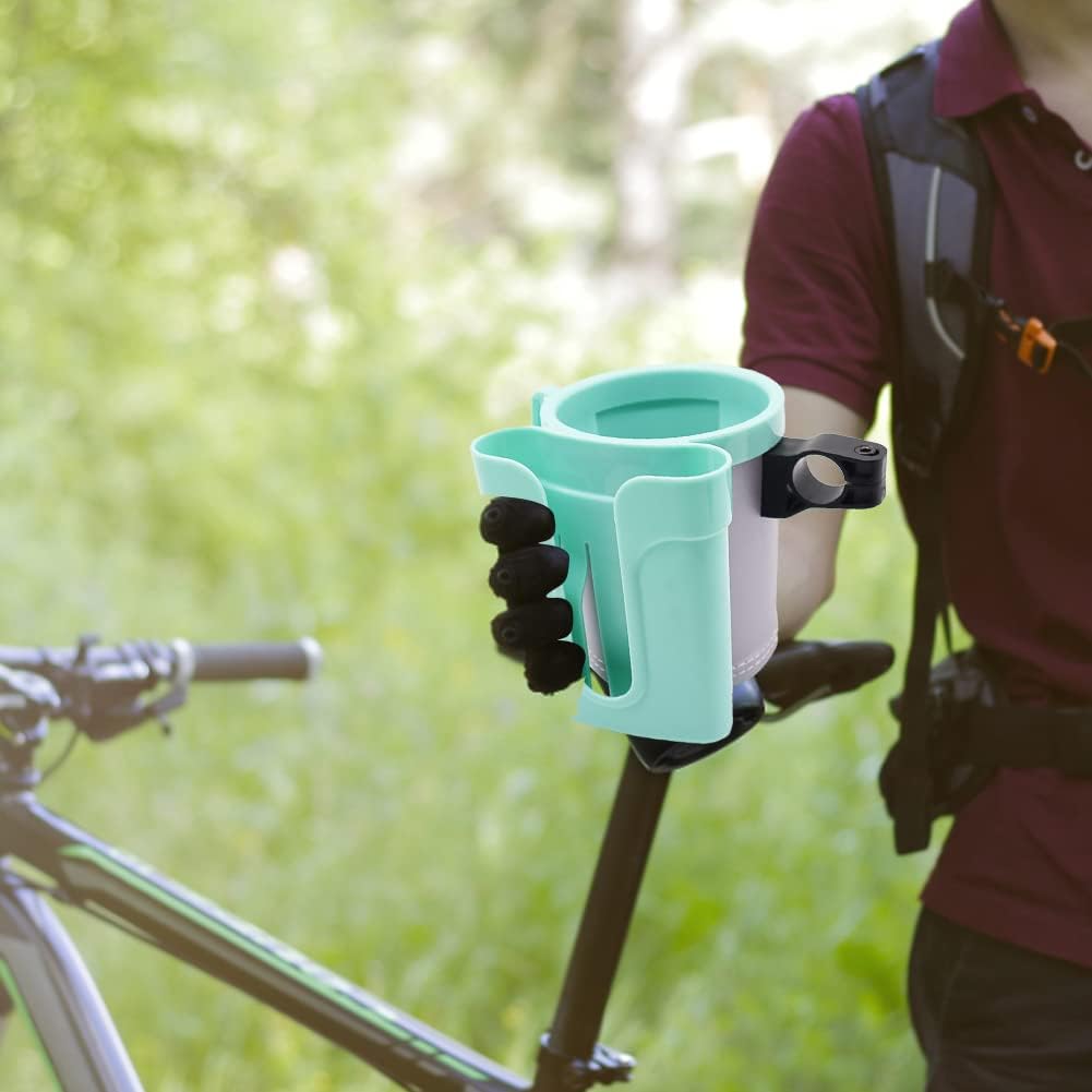 Bike Cup Holder & Phone Mount, 3‑in‑1 Universal Drink Bottle Mount