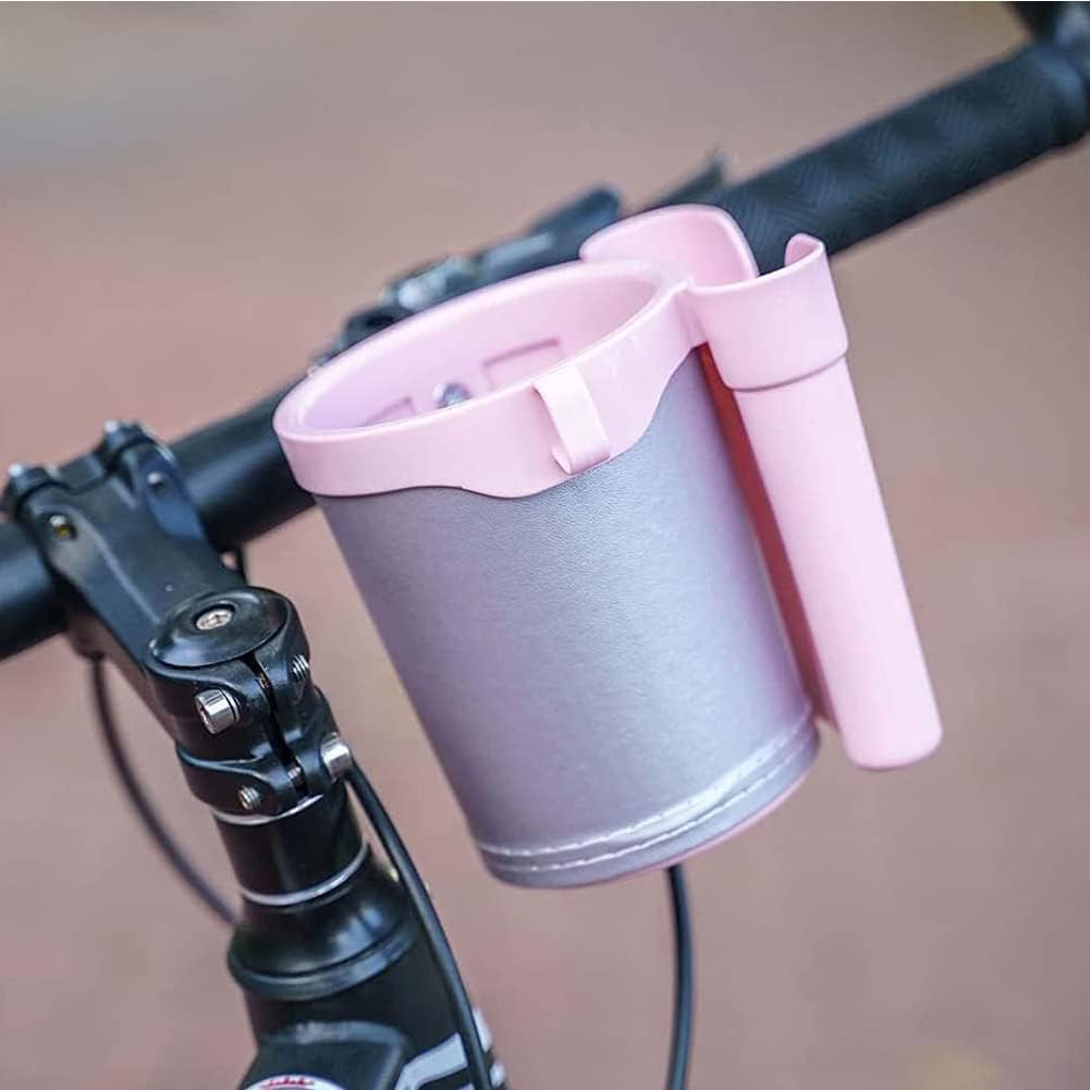Bike Cup Holder & Phone Mount, 3‑in‑1 Universal Drink Bottle Mount