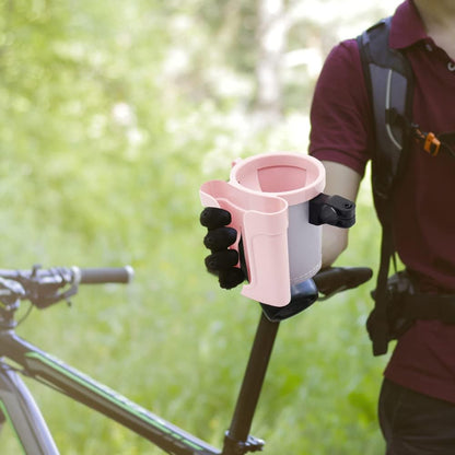 Bike Cup Holder & Phone Mount, 3‑in‑1 Universal Drink Bottle Mount