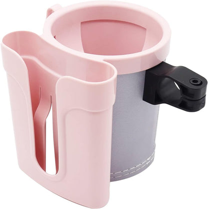 Bike Cup Holder & Phone Mount, 3‑in‑1 Universal Drink Bottle Mount
