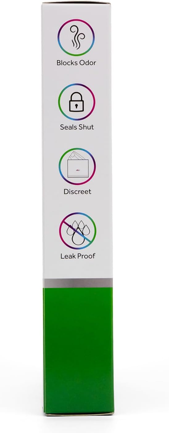 Diaper Disposal Bags | Eliminate Odor With Our Patented Odor Blocking Diaper Disposal Bags | Fits All Baby Diapers and Most Adult Diaper Sizes | Plant-Based, Made in the USA, Woman Owned