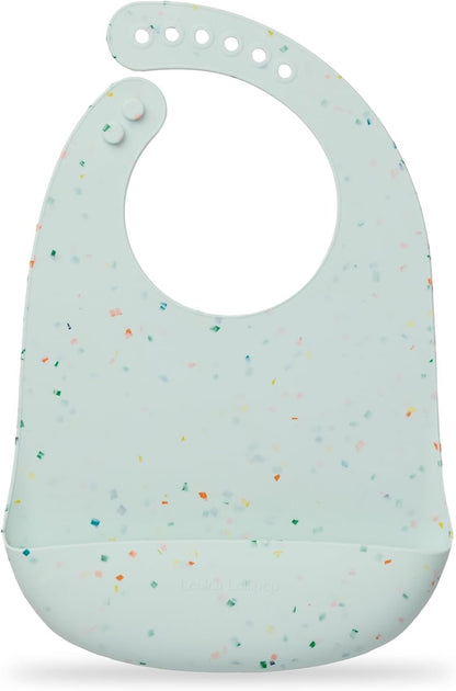 Soft, Waterproof Silicone Feeding Bib for Babies and Toddlers