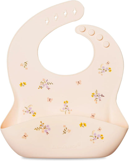 Soft, Waterproof Silicone Feeding Bib for Babies and Toddlers