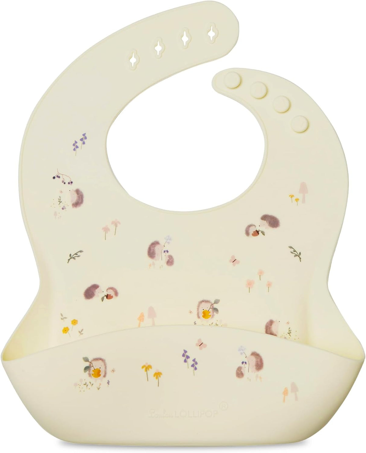 Soft, Waterproof Silicone Feeding Bib for Babies and Toddlers