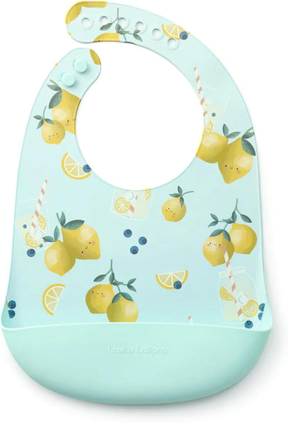Soft, Waterproof Silicone Feeding Bib for Babies and Toddlers