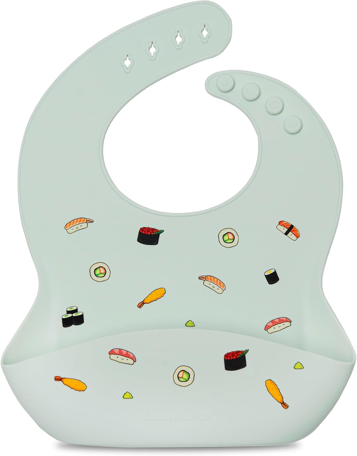 Soft, Waterproof Silicone Feeding Bib for Babies and Toddlers