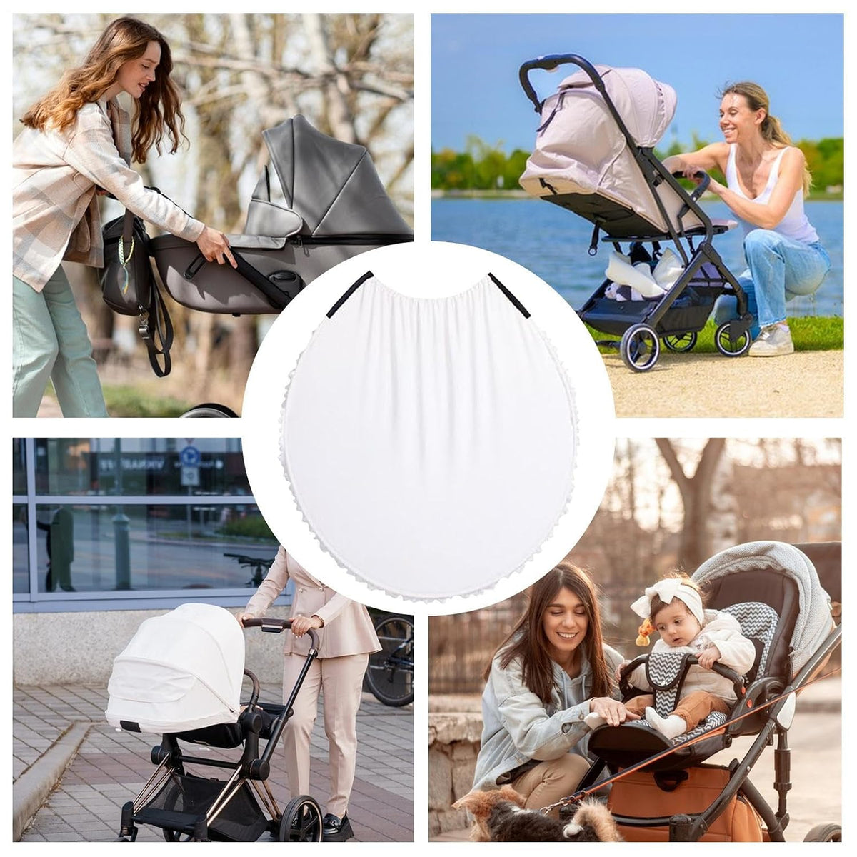 Stroller Shade Extender Stroller Sun Shade Cover