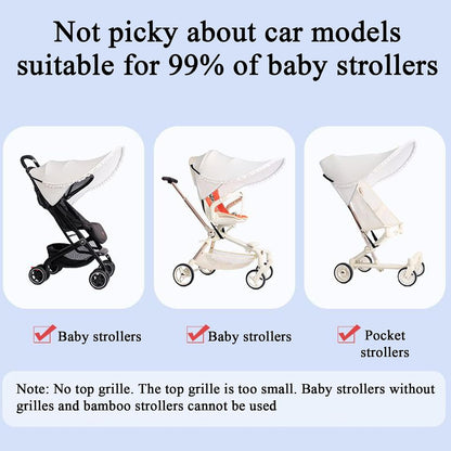 Stroller Shade Extender Stroller Sun Shade Cover