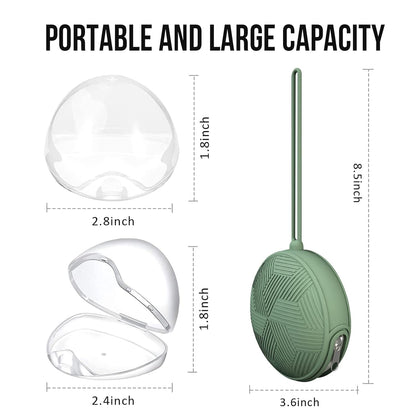 Pacifier Holder Case,BPA Free Portable Pacifier Storage Container,Silicone Baby Pacifier Cover Pouch for Diaper Bag Stroller,Travel Outdoor Activities,Easy to Clean(Blush)