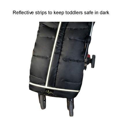 Stroller Footmuff for Toddler, Stroller Blanket Evelution, Winter Baby Universal Stroller Bunting Bag, Warm Bunting Bag, Bottom Opens for Multi-Use,6-36M
