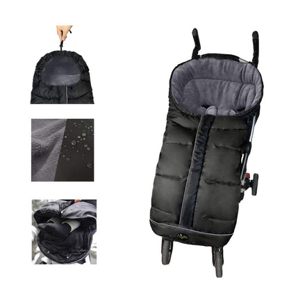 Stroller Footmuff for Toddler, Stroller Blanket Evelution, Winter Baby Universal Stroller Bunting Bag, Warm Bunting Bag, Bottom Opens for Multi-Use,6-36M
