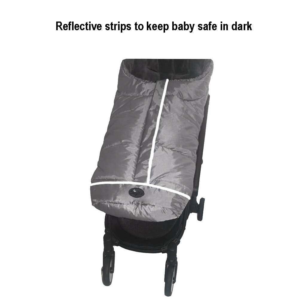 Stroller Footmuff for Toddler, Stroller Blanket Evelution, Winter Baby Universal Stroller Bunting Bag, Warm Bunting Bag, Bottom Opens for Multi-Use,6-36M