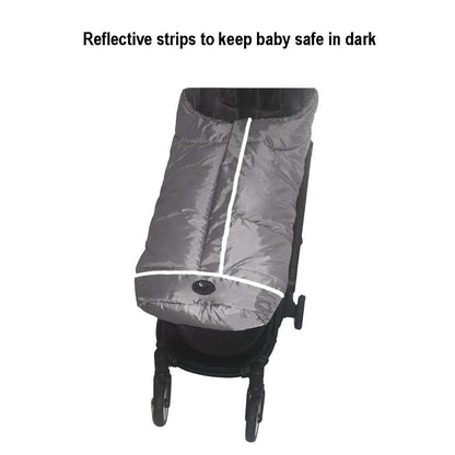 Stroller Footmuff for Toddler, Stroller Blanket Evelution, Winter Baby Universal Stroller Bunting Bag, Warm Bunting Bag, Bottom Opens for Multi-Use,6-36M