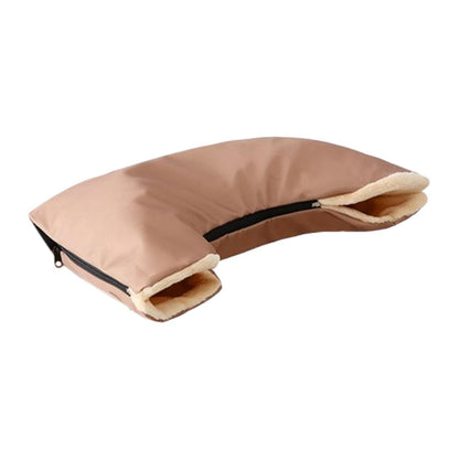 Warm Stroller Gloves Hand Warmer Stroller Accessories Windproof Windproof Pram Handmuff Pushchair Gloves for Travel, Yellow