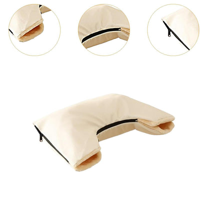 Warm Stroller Gloves Hand Warmer Stroller Accessories Windproof Windproof Pram Handmuff Pushchair Gloves for Travel, Yellow