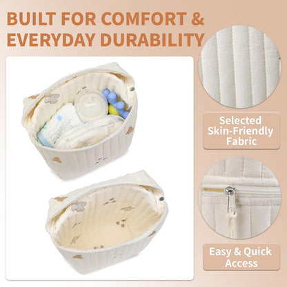 2PCS Diaper Bag Organizer Pouches