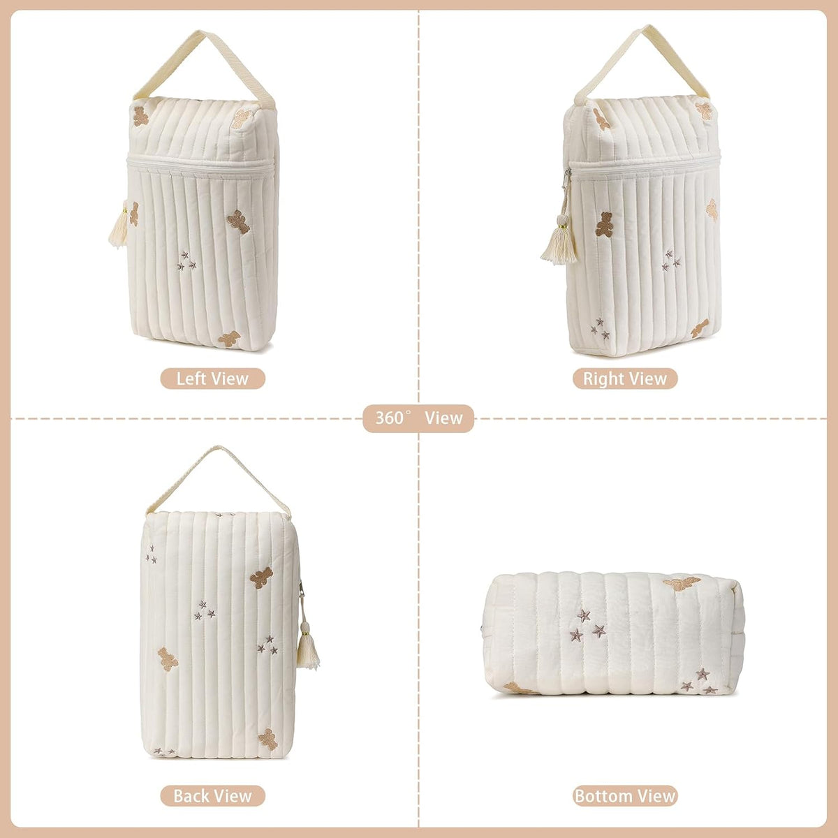 2PCS Diaper Bag Organizer Pouches