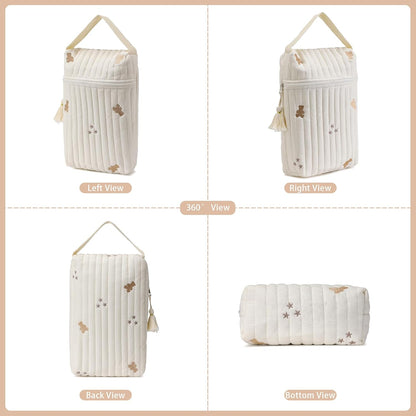 2PCS Diaper Bag Organizer Pouches