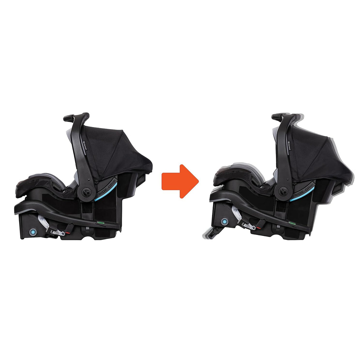 Secure-Lift Infant Car Seat, Dash Black – Compact Lightweight Carrier, Infant Comfort Cushioning, Adjustable Harness Fit