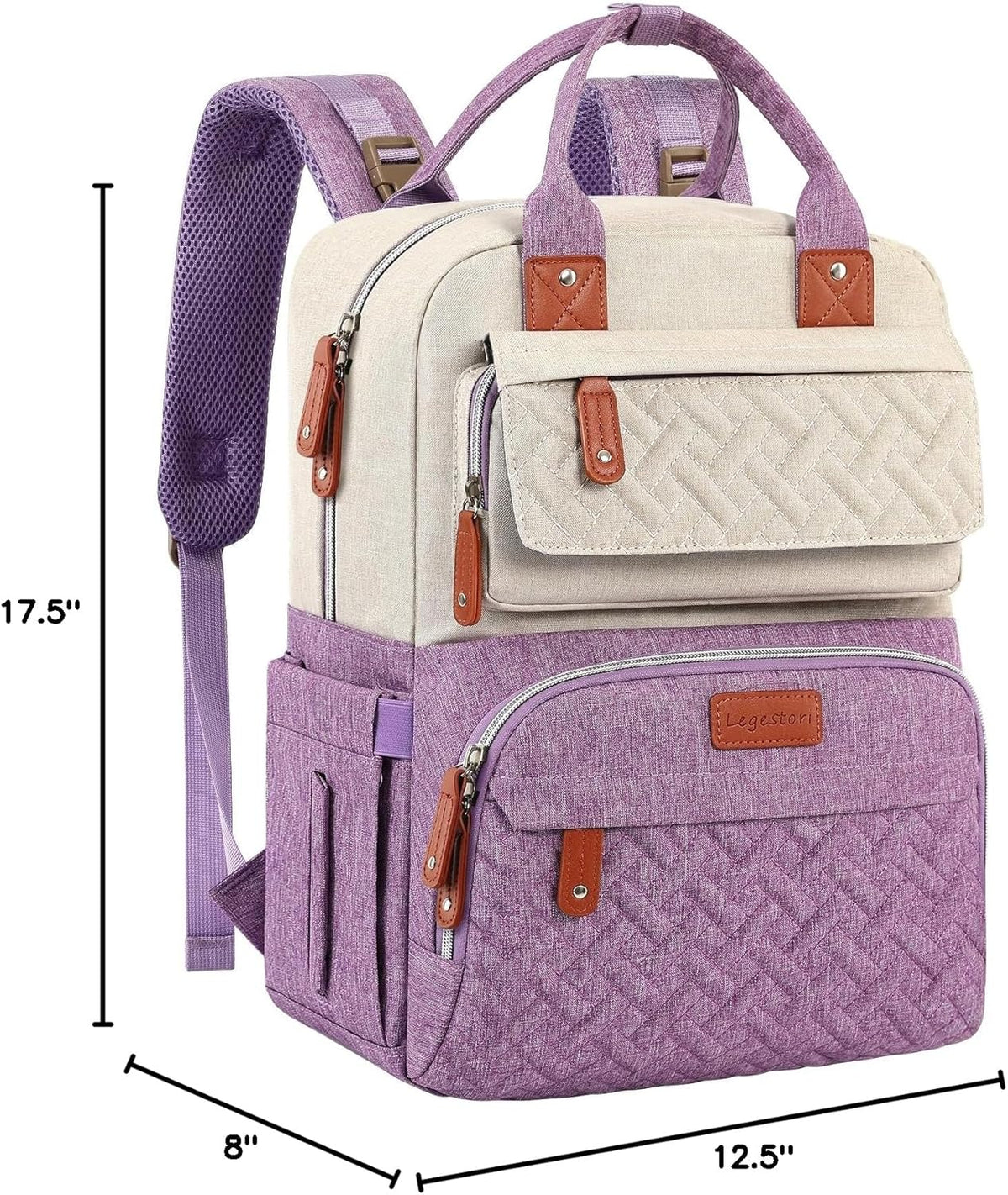 Diaper Bag Backpack, Baby Girl Diaper Bag for Mom, Large Pink Floral Diaper Bag Backpack for Girls, Waterproof Mom Backpack for Work Travel Holiday with Insulated Pockets and Stroller Straps