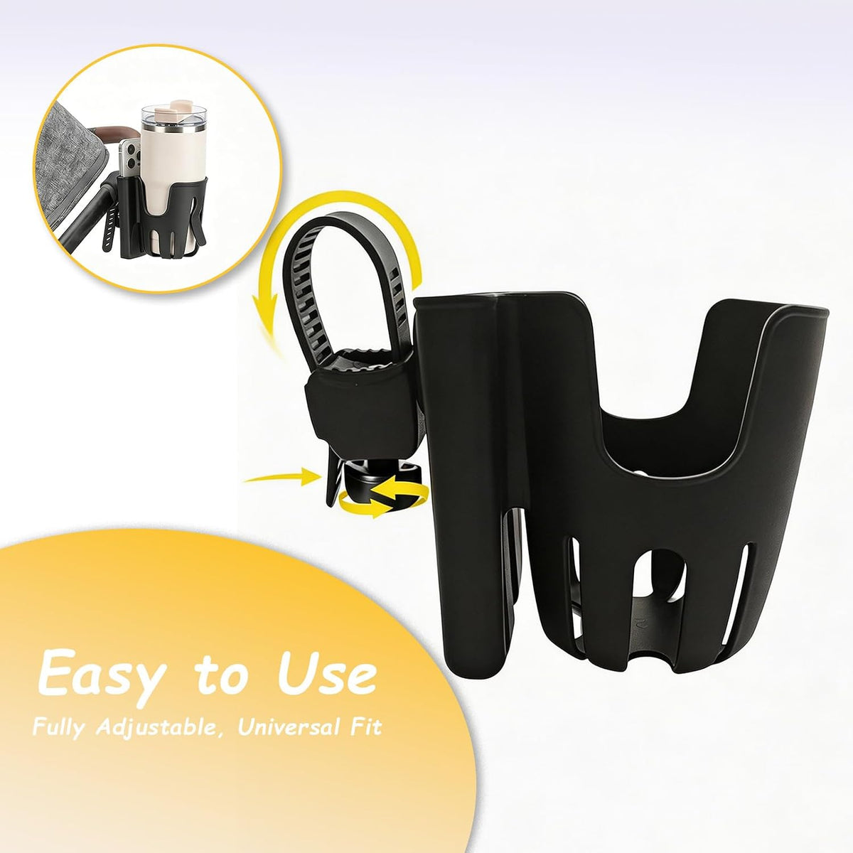 Cup Holder Compatible with UPPAbaby Vista V3 Cruz