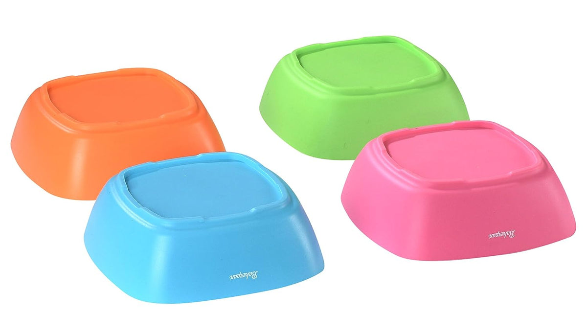 Bakerpan Silicone Bowls for Babies & Toddlers - BPA Free Unbreakable Feeding, Snack & Travel Bowls - Microwave & Dishwasher Safe - Set of 4