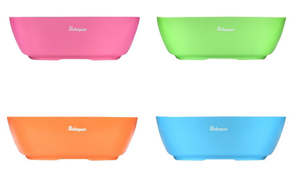 Bakerpan Silicone Bowls for Babies & Toddlers - BPA Free Unbreakable Feeding, Snack & Travel Bowls - Microwave & Dishwasher Safe - Set of 4