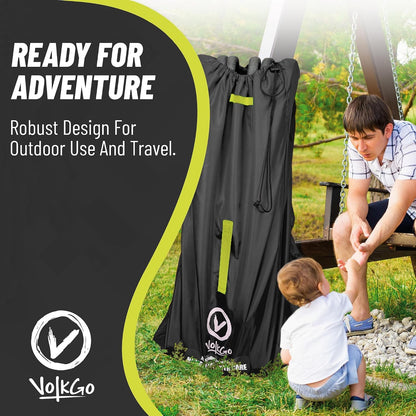 XL Stroller Travel Bag for Airplane with Backpack Shoulder Straps, Stroller Cover for Air Travel, Jogger & Carrier, Waterproof Travel Cover (18x24x47 in)