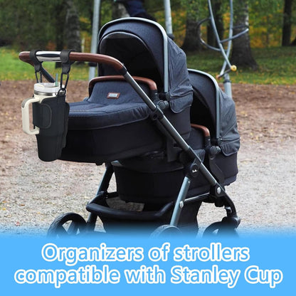 Stroller Cup Holder Compatible with Stanley