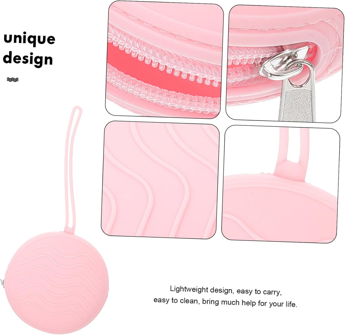Portable Silicone Storage Case Lightweight Breathable Organizer for Daily Use Easy to Clean for Travel and Home Storage
