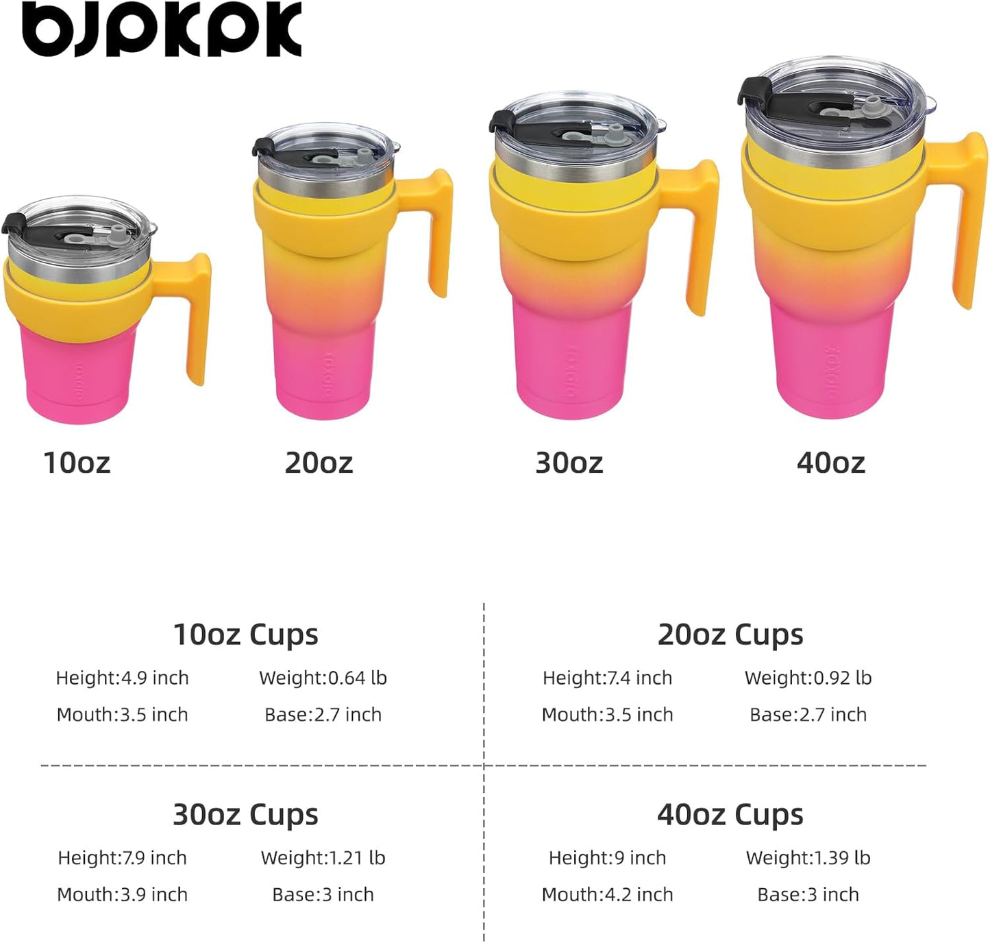 20 oz Tumbler with Handle & Straw, Insulated Stainless Steel Mug | Double Wall Vacuum, Keeps Hot/Cold, Thermal Cup, BPA Free, Dishwasher Safe, Cupholder Fit, Coffee & Travel, Indigo Black