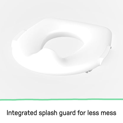 My Size Potty Pro 2-in-1 Potty Training Toilet, Floor Potty with Removable Potty Seat for Standard Toilets, Realistic Flushing Sound, for Toddlers Ages 18+ Months, Up to 50 lb