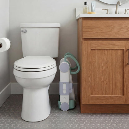 My Size Potty Pro 2-in-1 Potty Training Toilet, Floor Potty with Removable Potty Seat for Standard Toilets, Realistic Flushing Sound, for Toddlers Ages 18+ Months, Up to 50 lb