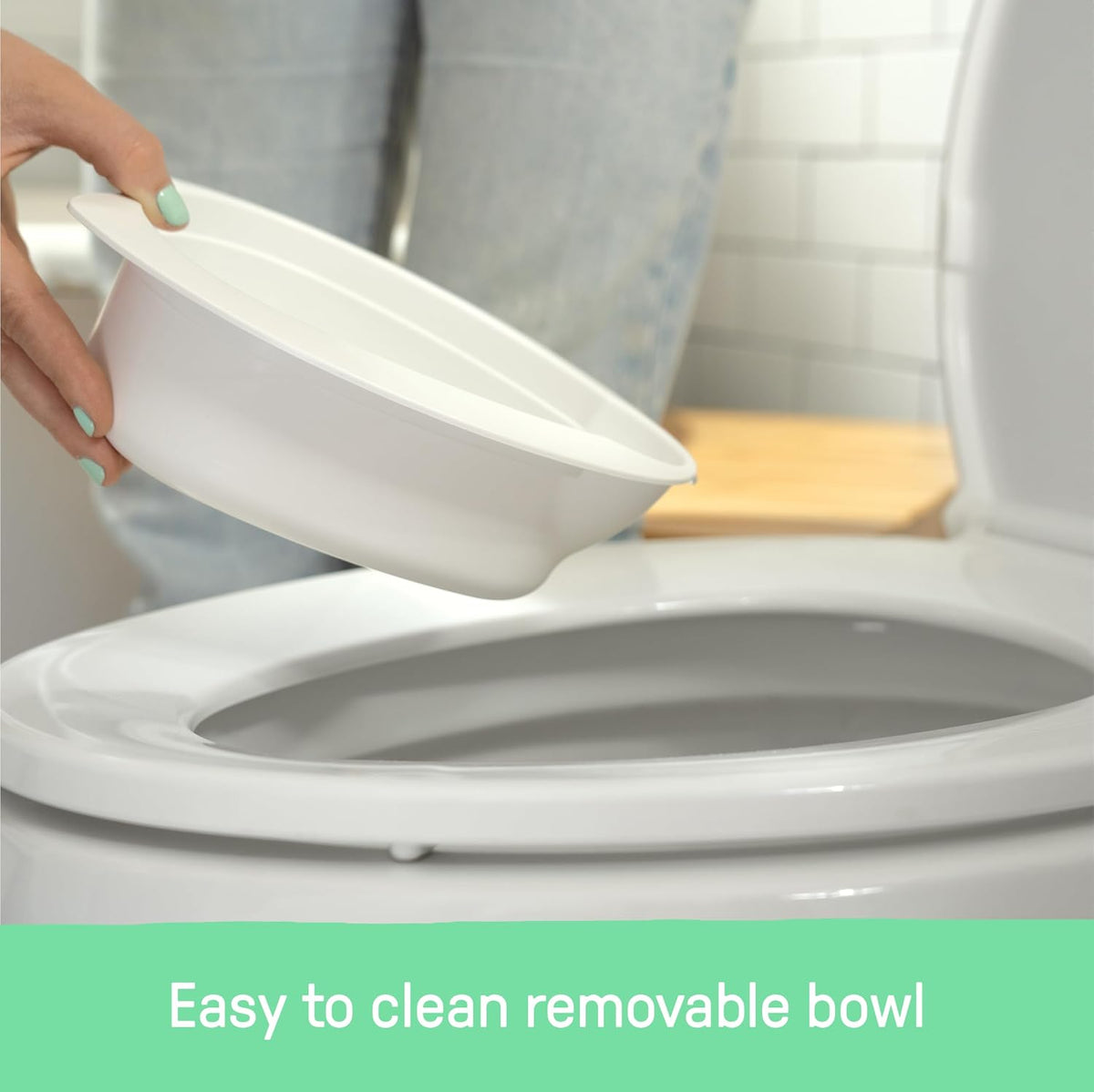 My Size Potty Pro 2-in-1 Potty Training Toilet, Floor Potty with Removable Potty Seat for Standard Toilets, Realistic Flushing Sound, for Toddlers Ages 18+ Months, Up to 50 lb