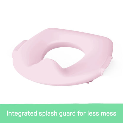 My Size Potty Pro 2-in-1 Potty Training Toilet, Floor Potty with Removable Potty Seat for Standard Toilets, Realistic Flushing Sound, for Toddlers Ages 18+ Months, Up to 50 lb
