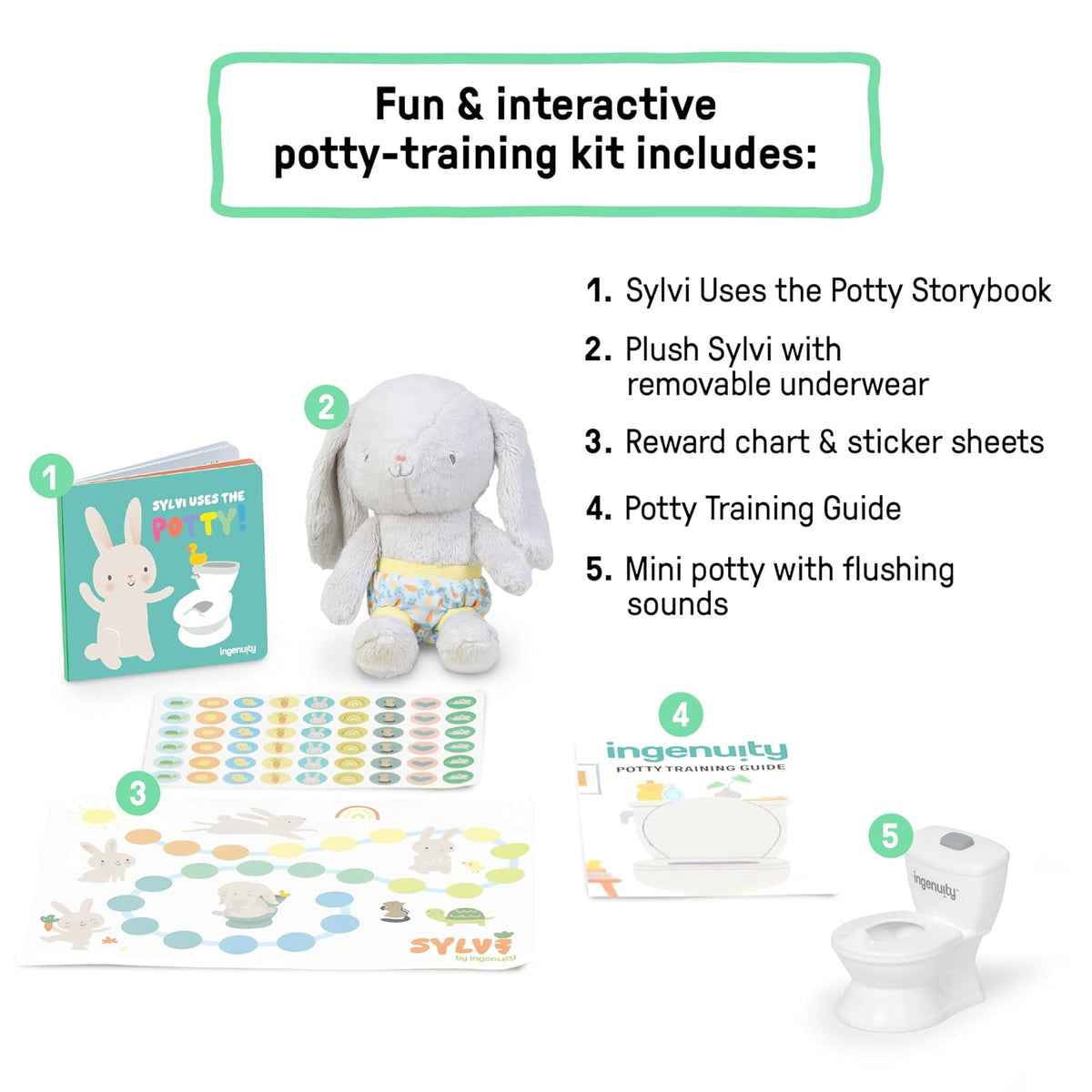 My Size Potty Pro 2-in-1 Potty Training Toilet, Floor Potty with Removable Potty Seat for Standard Toilets, Realistic Flushing Sound, for Toddlers Ages 18+ Months, Up to 50 lb