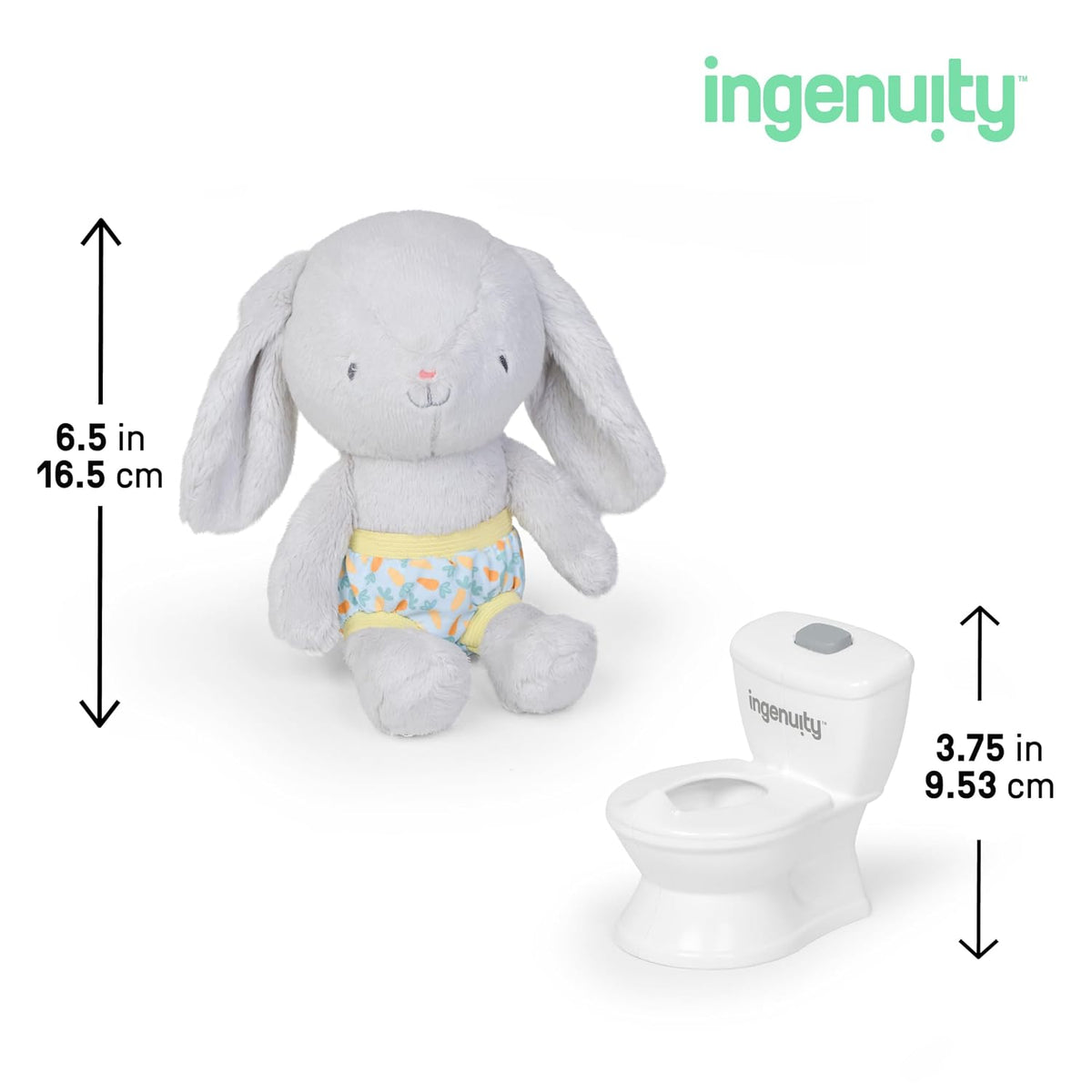 My Size Potty Pro 2-in-1 Potty Training Toilet, Floor Potty with Removable Potty Seat for Standard Toilets, Realistic Flushing Sound, for Toddlers Ages 18+ Months, Up to 50 lb