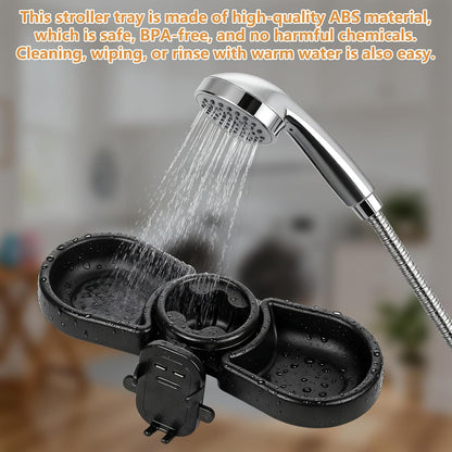 Universal Stroller Snack Tray, Baby Stroller Tray Attachment