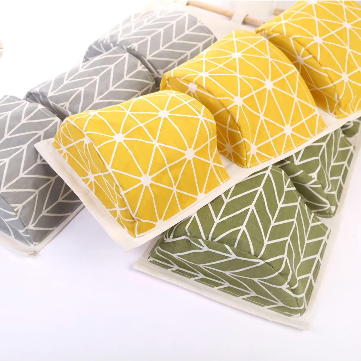 Hanging Storage Bag, Wall Mounted 3 Bags Nursery Storage Bag Over The Door Storage Pockets Fabric Wall Door Closet Hanging Storage Bag Organizer 2 Packs Small Tree + Ethnic Style