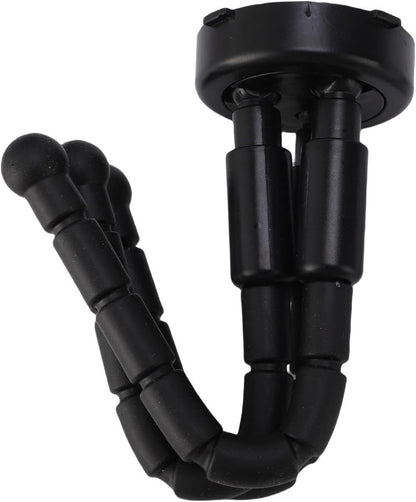 Stroller Fan Flexible Tripod Clips On Fan with 3 Wind Speeds Auto Oscillating Portable Fan with Detachable Flexible Tripod and Night Light