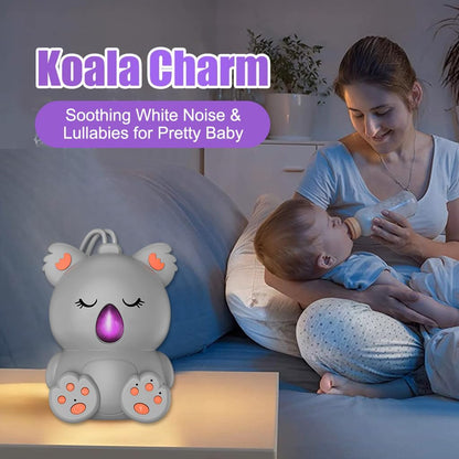 Baby Sleep Sound Machine & Bluetooth Speaker | Portable White Noise Sound Machine with 3 Timers for Nursery, Travel | Non-Looping Soothing Sounds Sleeping Music for Infants, Toddlers & Kids