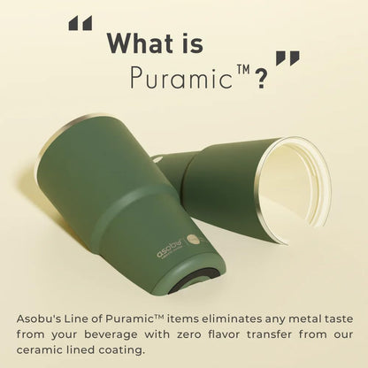 22oz Extra Large Ceramic-Lined Travel Mug with No Metal Taste-Keeps Flavors True - Double-Wall Vacuum Insulated Coffee Mug with Spill-Proof Pop-Open Lid for Hot Drinks