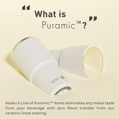 22oz Extra Large Ceramic-Lined Travel Mug with No Metal Taste-Keeps Flavors True - Double-Wall Vacuum Insulated Coffee Mug with Spill-Proof Pop-Open Lid for Hot Drinks