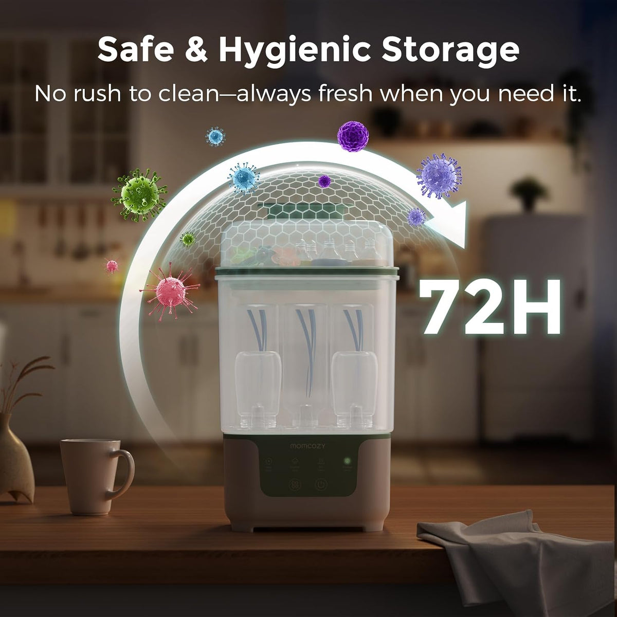 Bottle Sterilizer and Dryer & Bottle Brush Kit