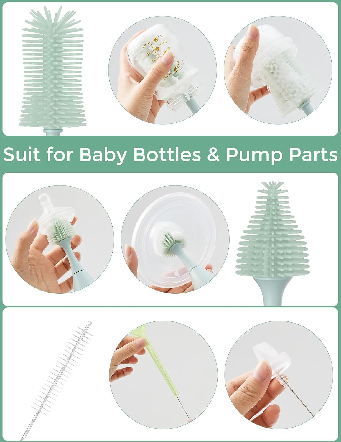 Bottle Sterilizer and Dryer & Bottle Brush Kit