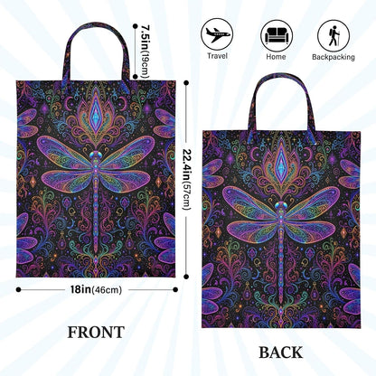 Boho Dragonflies Waterproof Travel Laundry Bag Washable 2-piece
