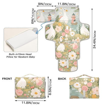Goose Portable Diaper Changing Pad Waterproof Changing Pads