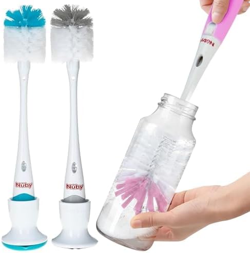 Nuby 2-in-1 Bottle and Nipple Brush