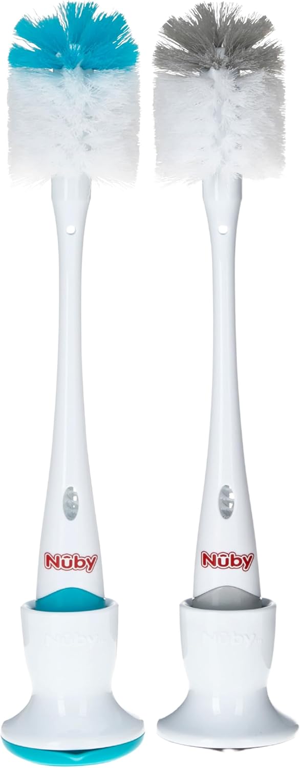 Nuby 2-in-1 Bottle and Nipple Brush